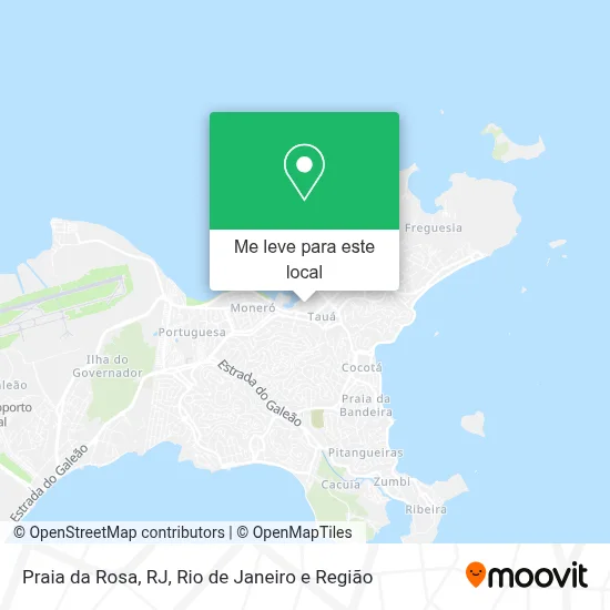 Praia da Rosa, RJ mapa