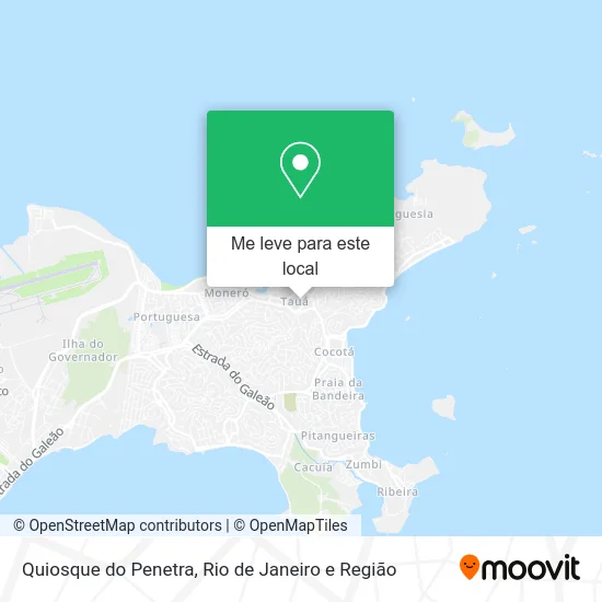 Quiosque do Penetra mapa