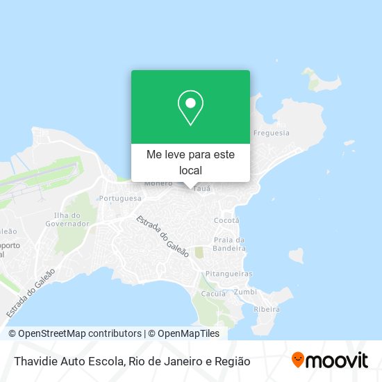 Thavidie Auto Escola mapa