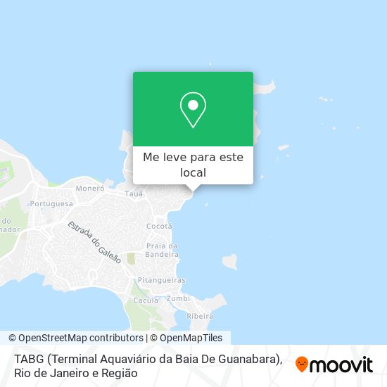 TABG (Terminal Aquaviário da Baia De Guanabara) mapa