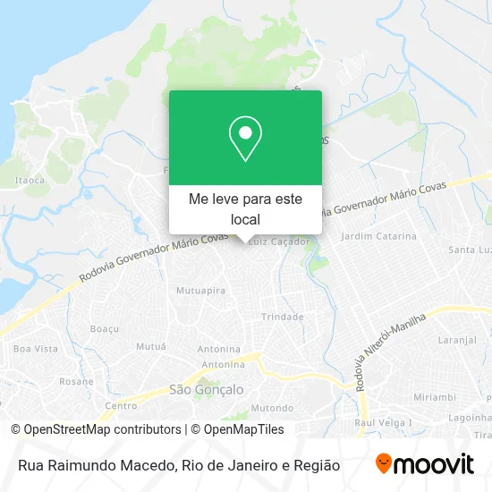 Rua Raimundo Macedo mapa