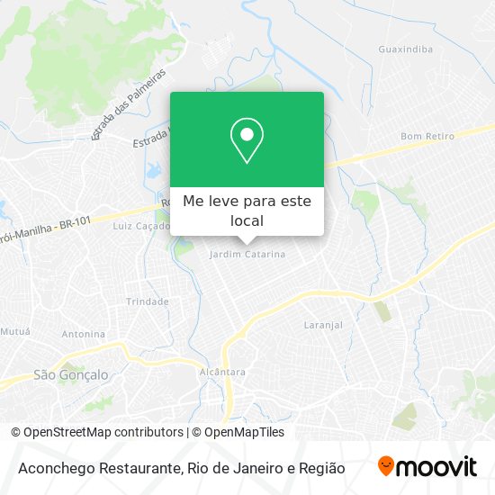 Aconchego Restaurante mapa