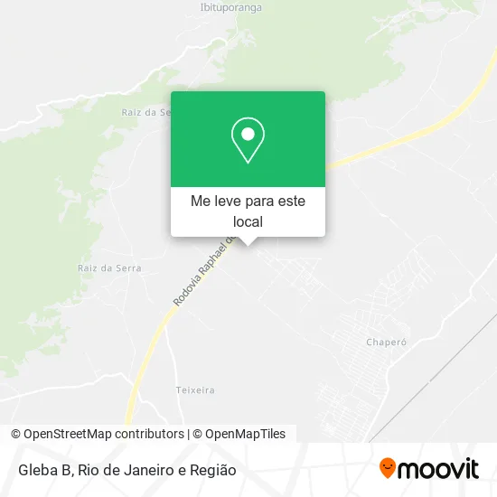 Gleba B mapa