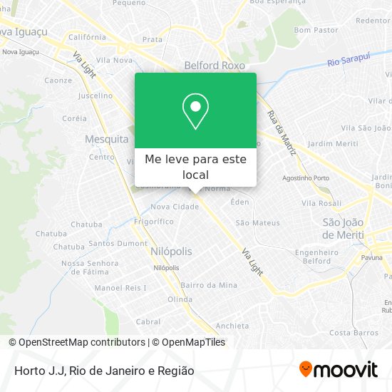 Horto J.J mapa