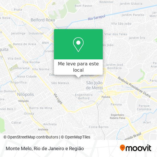 Monte Melo mapa