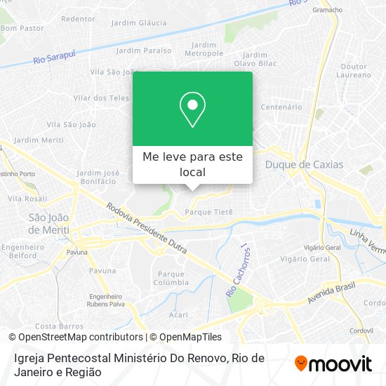 Igreja Pentecostal Ministério Do Renovo mapa