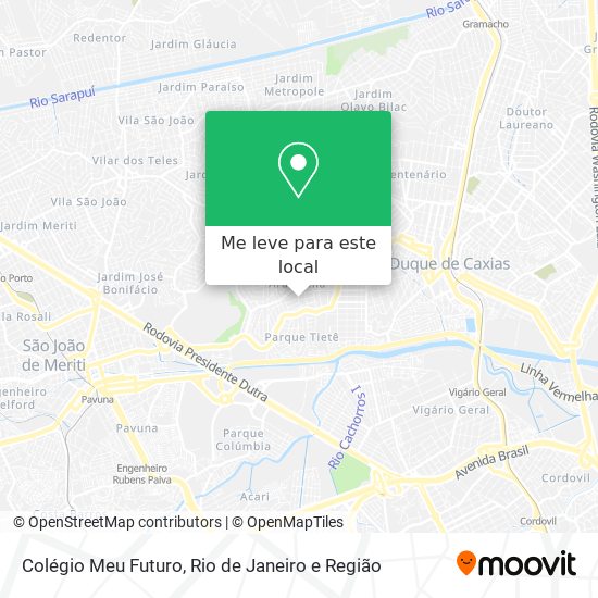 Colégio Meu Futuro mapa