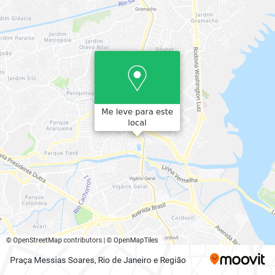 Praça Messias Soares mapa