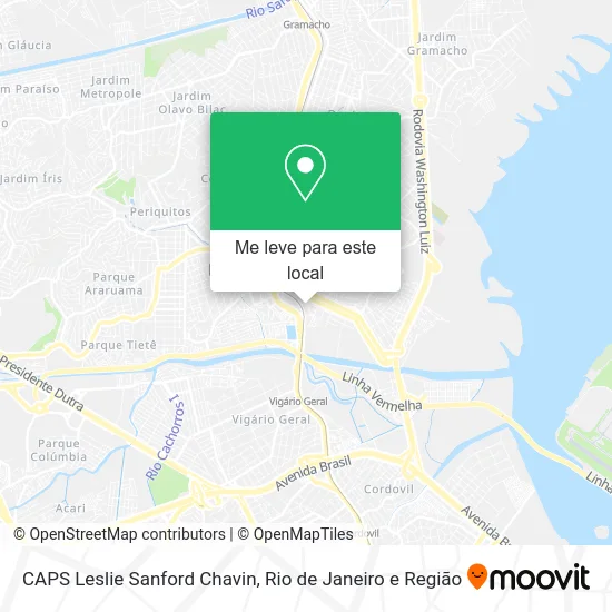 CAPS Leslie Sanford Chavin mapa