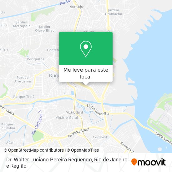 Dr. Walter Luciano Pereira Reguengo mapa