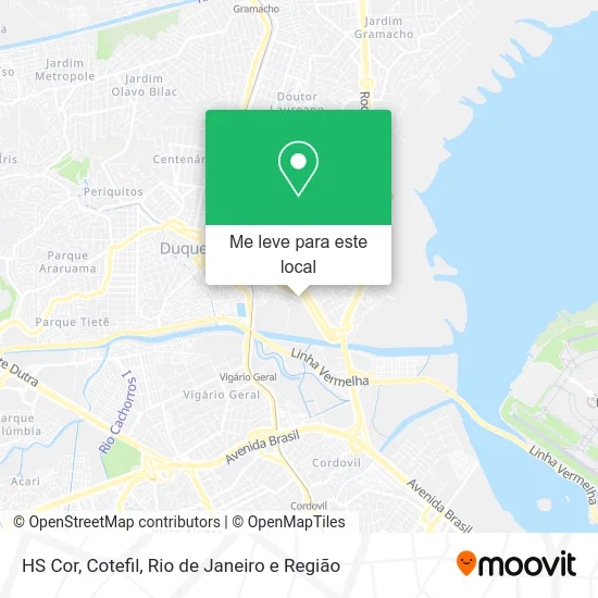 HS Cor, Cotefil mapa