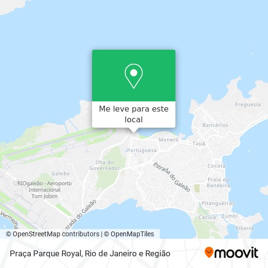 Praça Parque Royal mapa