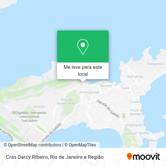 Cras Darcy Ribeiro mapa