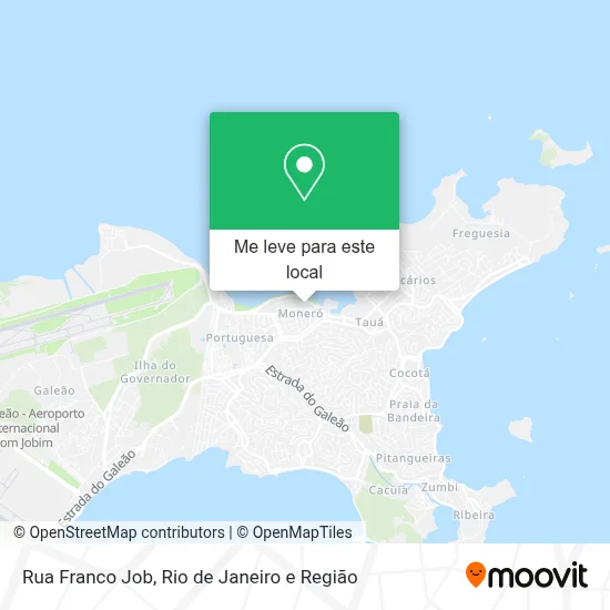 Rua Franco Job mapa