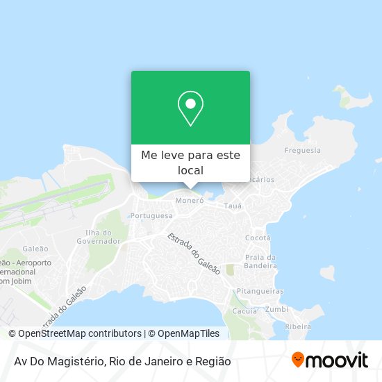 Av Do Magistério mapa