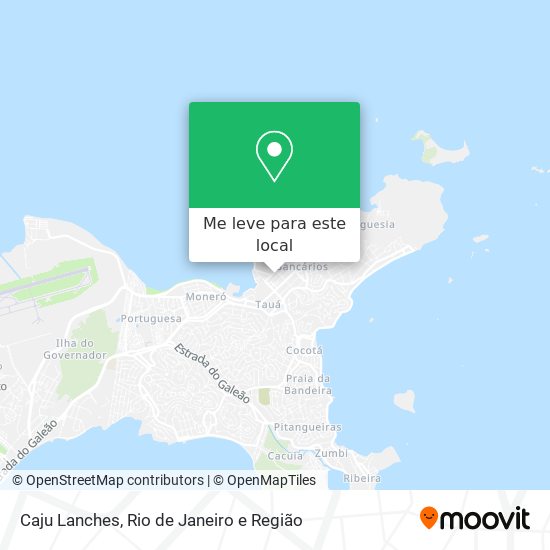 Caju Lanches mapa