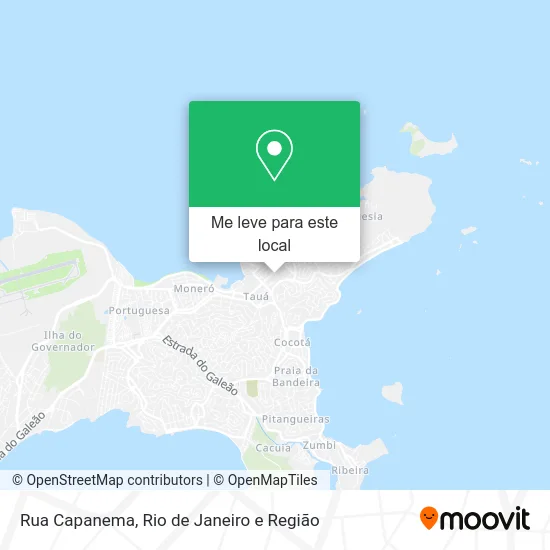 Rua Capanema mapa