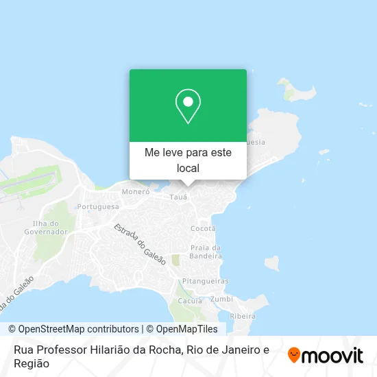 Rua Professor Hilarião da Rocha mapa