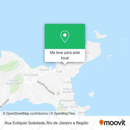 Rua Eutiquio Soledade mapa