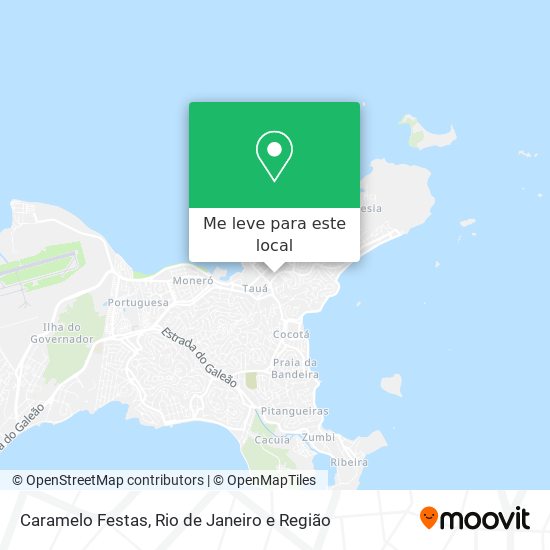 Caramelo Festas mapa