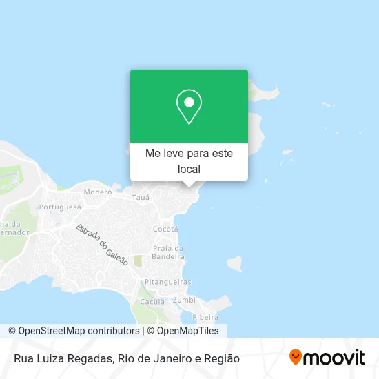 Rua Luiza Regadas mapa