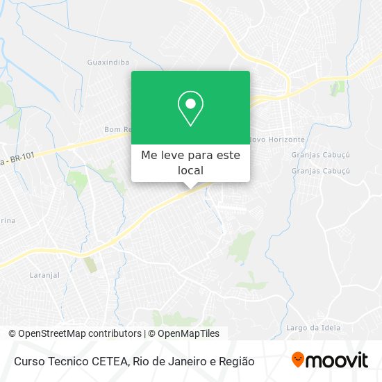 Curso Tecnico CETEA mapa