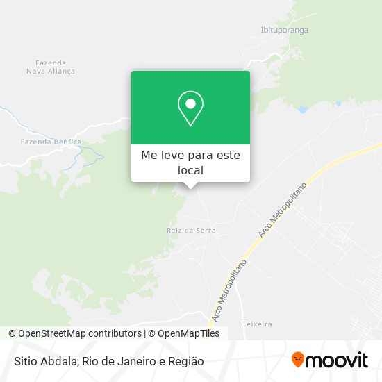 Sitio Abdala mapa