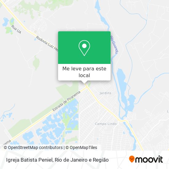 Igreja Batista Peniel mapa