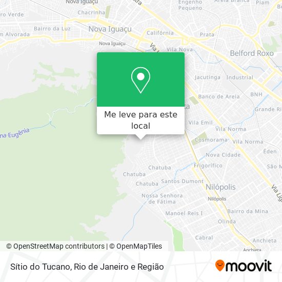 Sítio do Tucano mapa