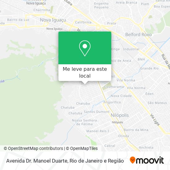 Avenida Dr. Manoel Duarte mapa
