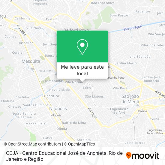 CEJA - Centro Educacional José de Anchieta mapa