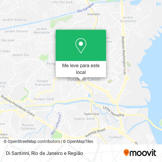 Di Santinni mapa