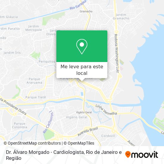 Dr. Álvaro Morgado - Cardiologista mapa