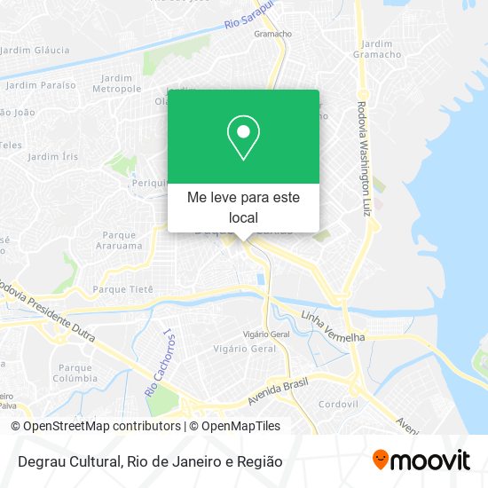 Degrau Cultural mapa