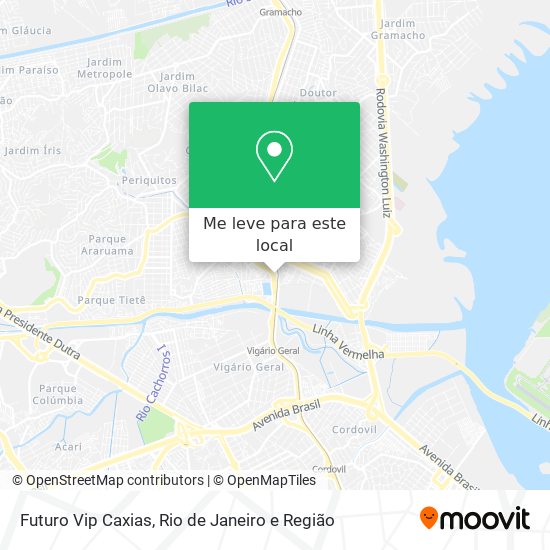 Futuro Vip Caxias mapa