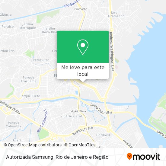 Autorizada Samsung mapa