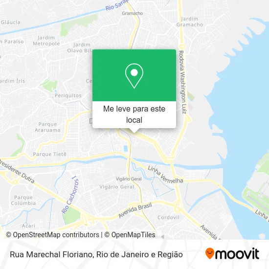 Rua Marechal Floriano mapa