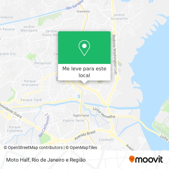 Moto Half mapa