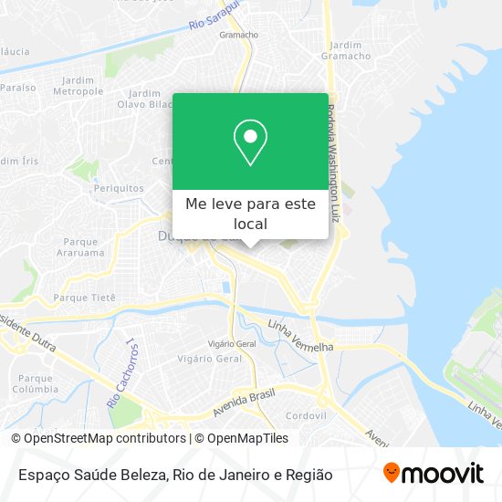 Espaço Saúde Beleza mapa