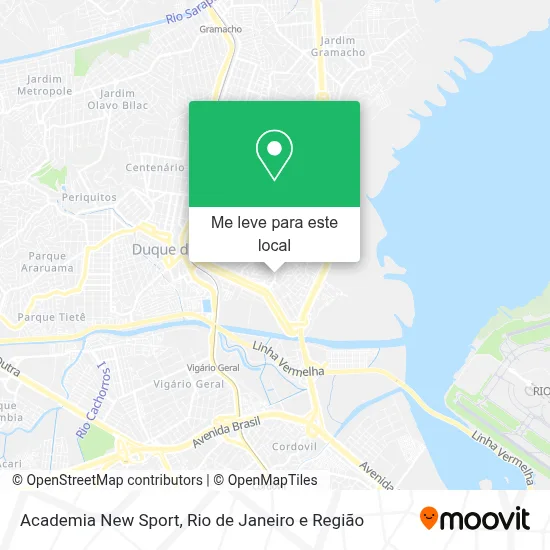 Academia New Sport mapa