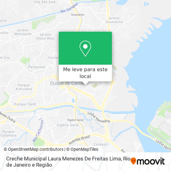 Creche Municipal Laura Menezes De Freitas Lima mapa