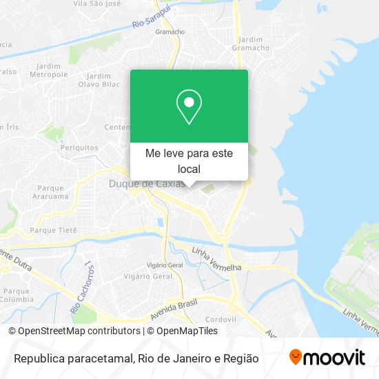 Republica paracetamal mapa