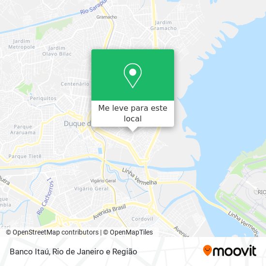 Banco Itaú mapa