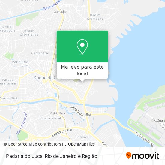 Padaria do Juca mapa