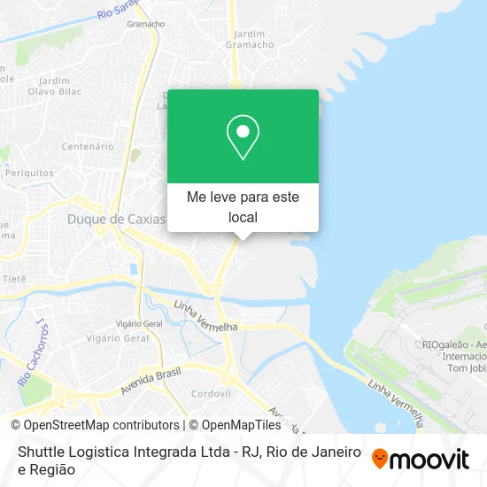 Shuttle Logistica Integrada Ltda - RJ mapa