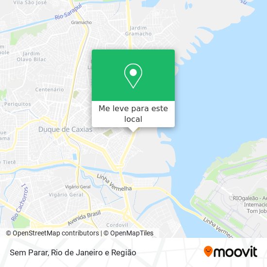 Sem Parar mapa