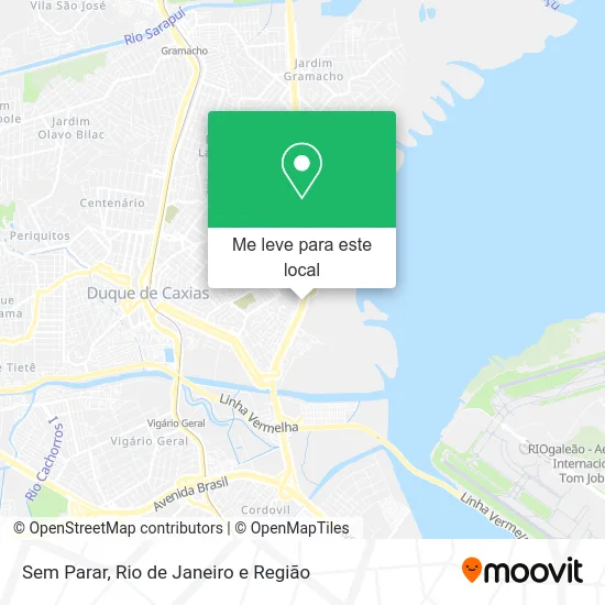 Sem Parar mapa