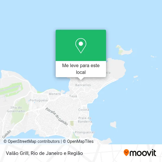 Valão Grill mapa