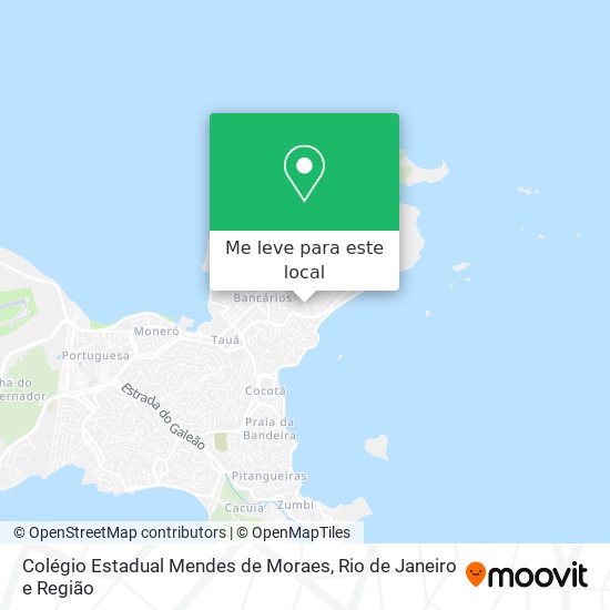 Colégio  Estadual Mendes de Moraes mapa