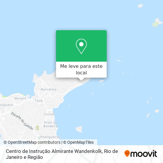 Centro de Instrução Almirante Wandenkolk mapa